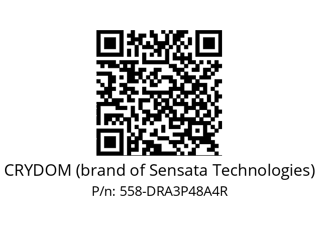   CRYDOM (brand of Sensata Technologies) 558-DRA3P48A4R