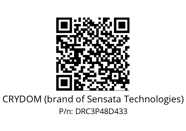   CRYDOM (brand of Sensata Technologies) DRC3P48D433