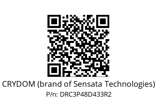   CRYDOM (brand of Sensata Technologies) DRC3P48D433R2