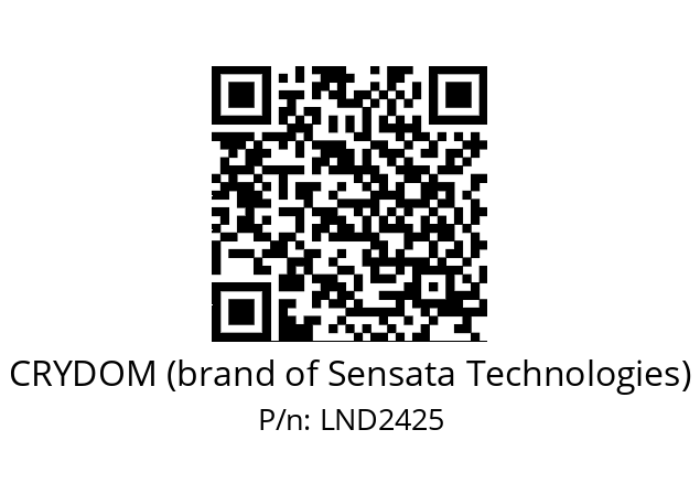   CRYDOM (brand of Sensata Technologies) LND2425