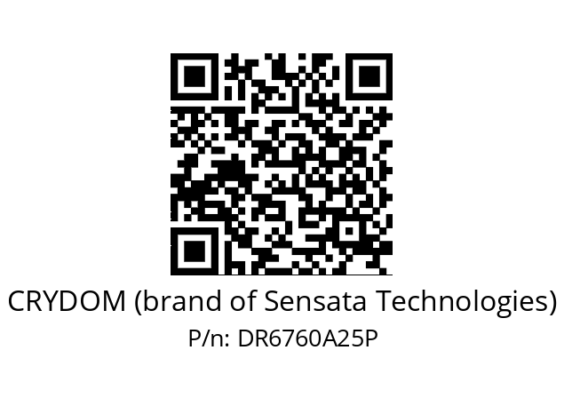   CRYDOM (brand of Sensata Technologies) DR6760A25P