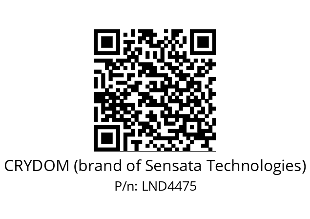   CRYDOM (brand of Sensata Technologies) LND4475