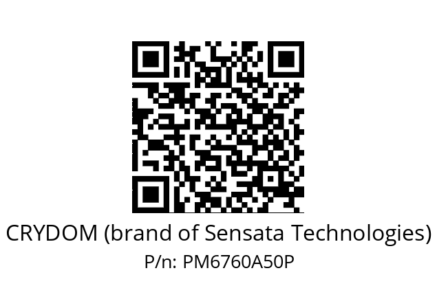   CRYDOM (brand of Sensata Technologies) PM6760A50P