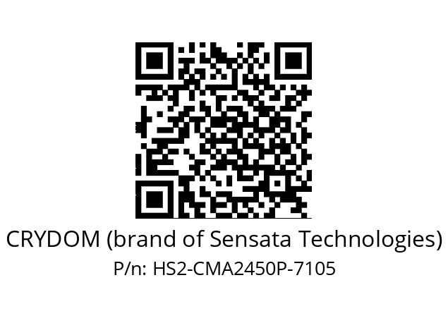   CRYDOM (brand of Sensata Technologies) HS2-CMA2450P-7105