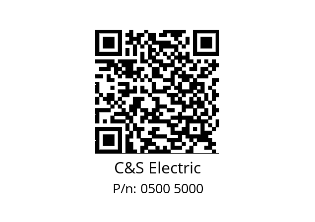   C&S Electric 0500 5000