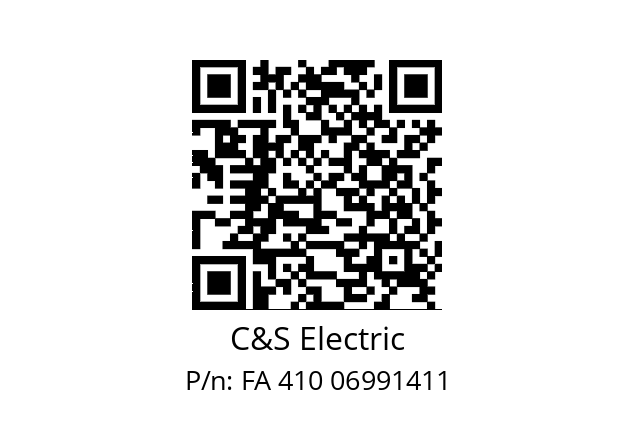   C&S Electric FA 410 06991411