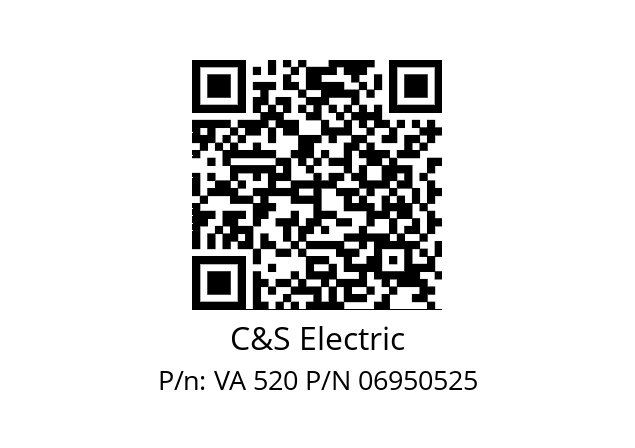   C&S Electric VA 520 P/N 06950525