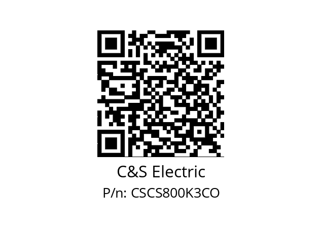   C&S Electric CSCS800K3CO