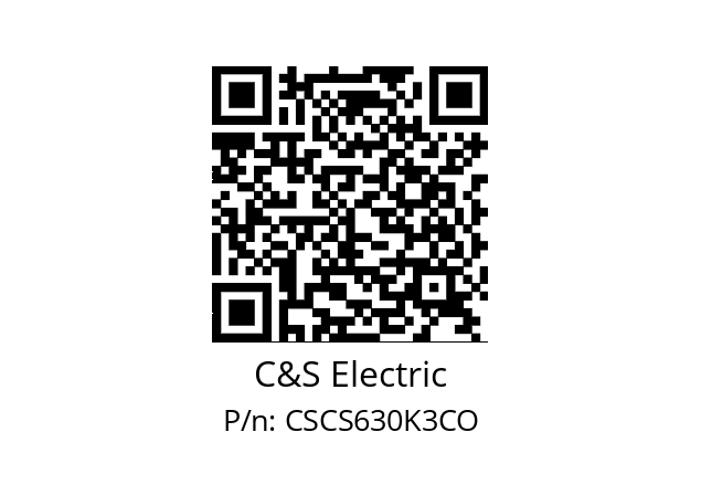   C&S Electric CSCS630K3CO