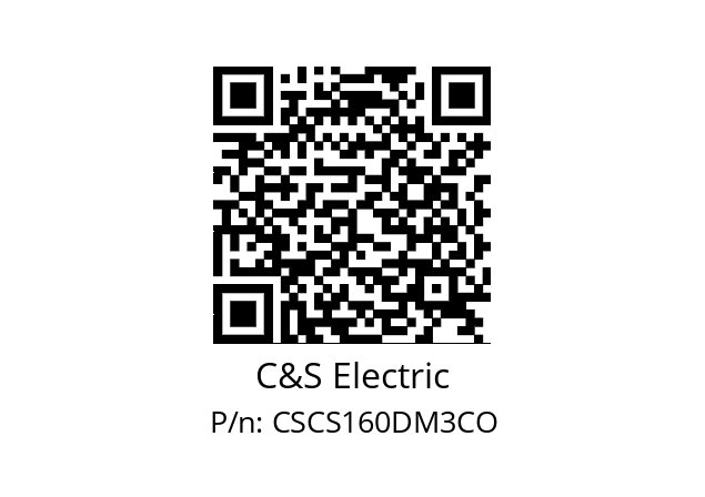   C&S Electric CSCS160DM3CO