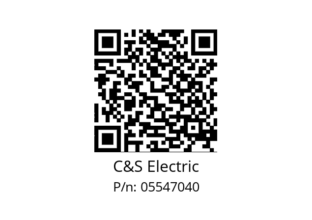   C&S Electric 05547040