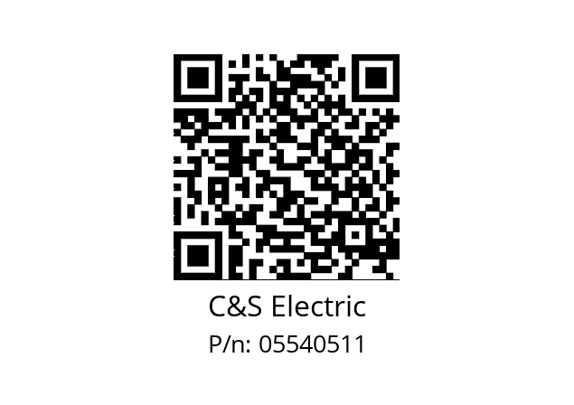   C&S Electric 05540511