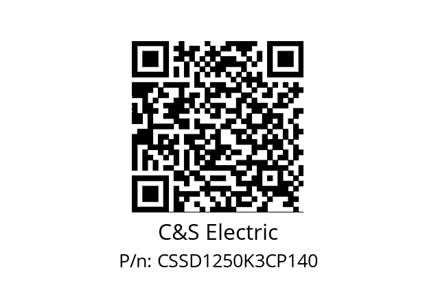   C&S Electric CSSD1250K3CP140