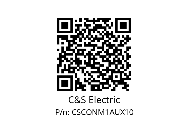   C&S Electric CSCONM1AUX10