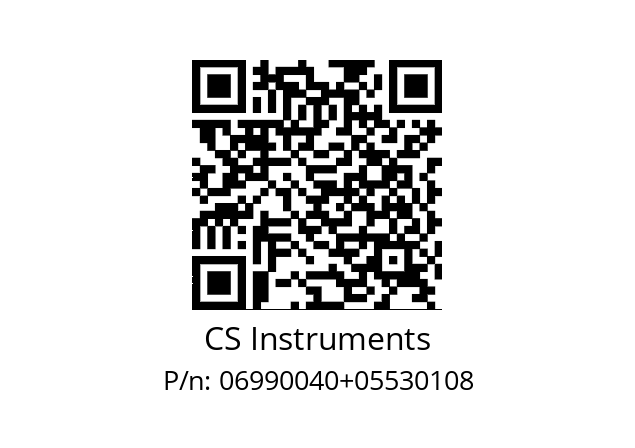   CS Instruments 06990040+05530108