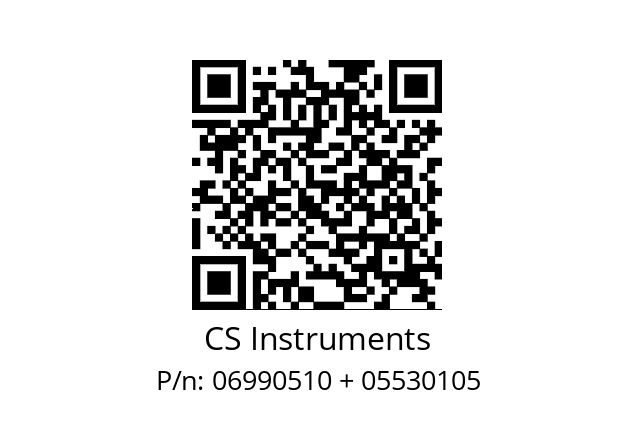   CS Instruments 06990510 + 05530105