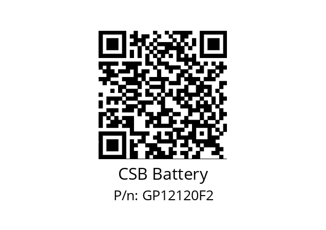   CSB Battery GP12120F2