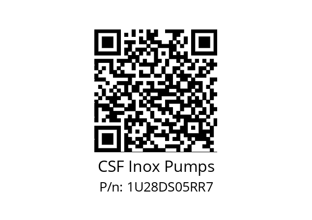   CSF Inox Pumps 1U28DS05RR7