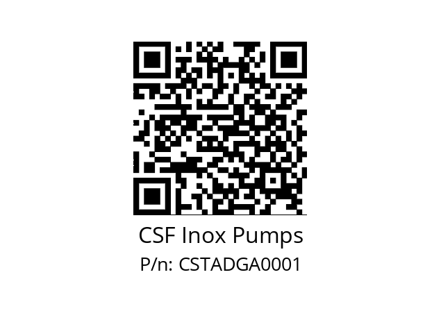   CSF Inox Pumps CSTADGA0001