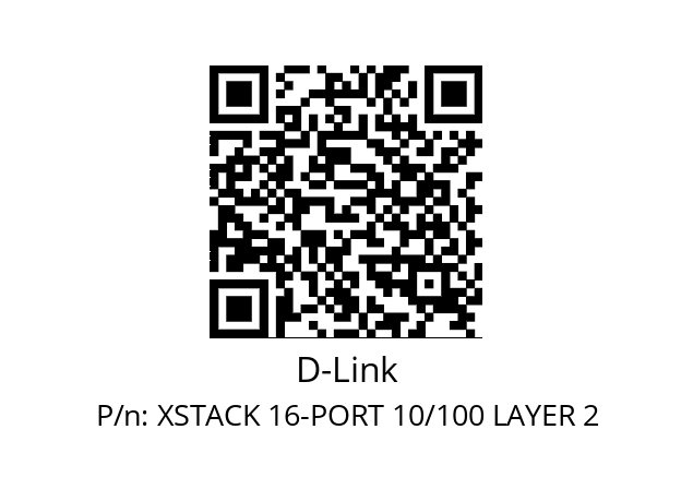   D-Link XSTACK 16-PORT 10/100 LAYER 2