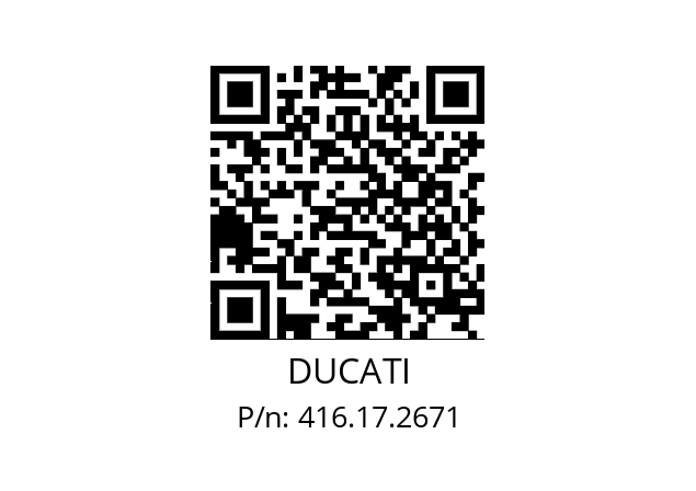   DUCATI 416.17.2671