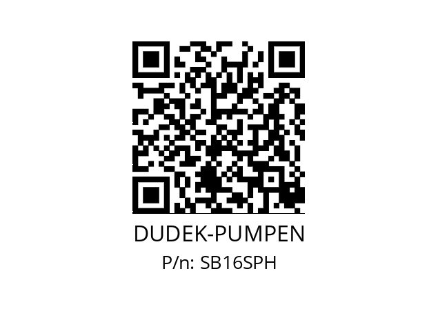   DUDEK-PUMPEN SB16SPH