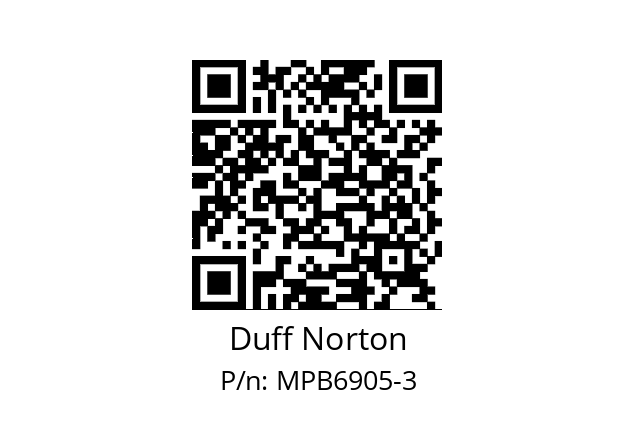   Duff Norton MPB6905-3