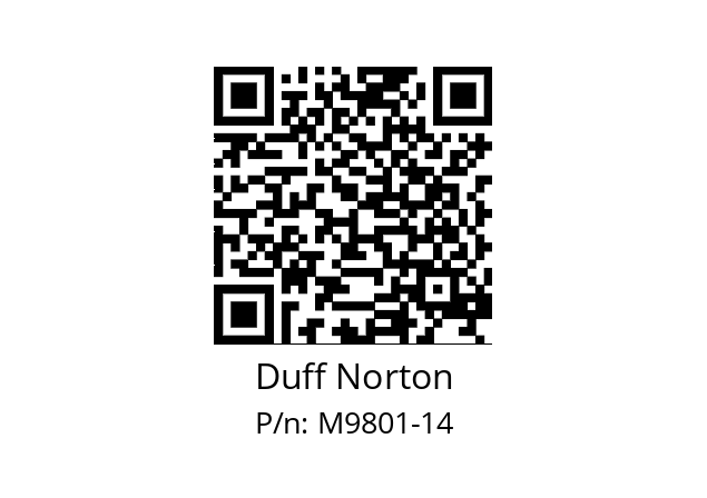   Duff Norton M9801-14