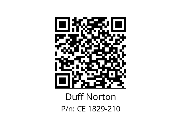   Duff Norton CE 1829-210