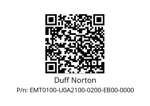   Duff Norton EMT0100-U0A2100-0200-EB00-0000