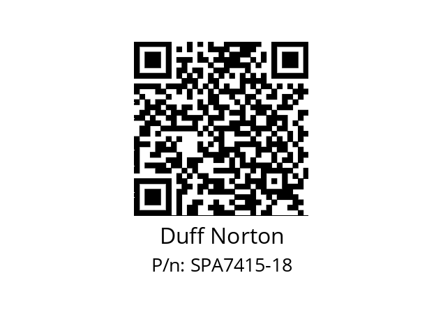   Duff Norton SPA7415-18