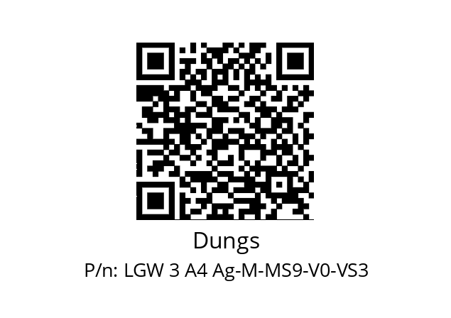   Dungs LGW 3 A4 Ag-M-MS9-V0-VS3