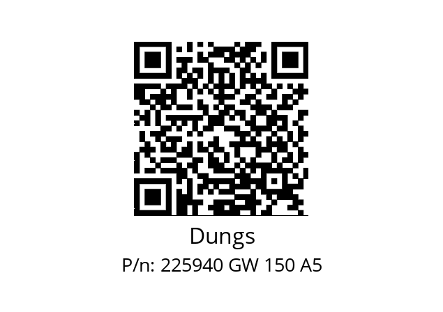   Dungs 225940 GW 150 A5