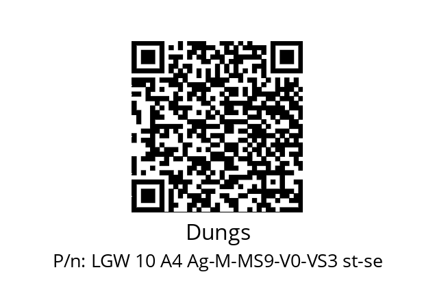   Dungs LGW 10 A4 Ag-M-MS9-V0-VS3 st-se