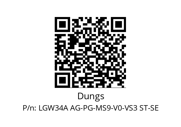   Dungs LGW34A AG-PG-MS9-V0-VS3 ST-SE