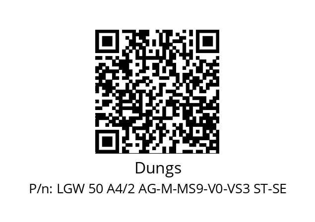   Dungs LGW 50 A4/2 AG-M-MS9-V0-VS3 ST-SE