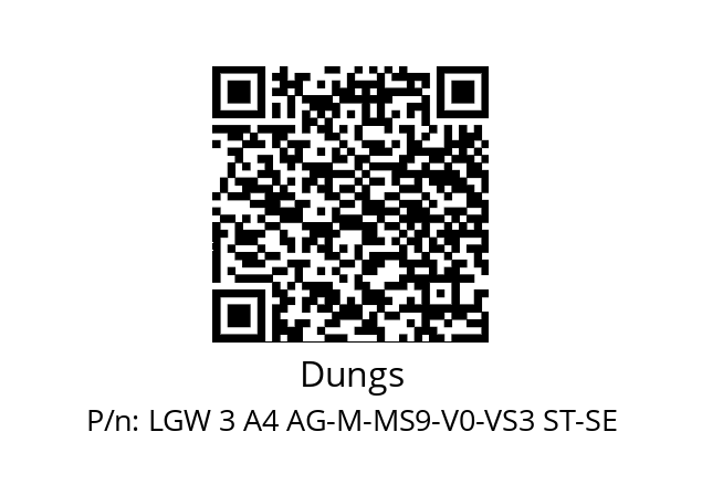   Dungs LGW 3 A4 AG-M-MS9-V0-VS3 ST-SE