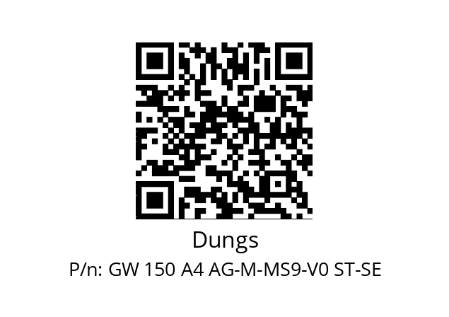   Dungs GW 150 A4 AG-M-MS9-V0 ST-SE