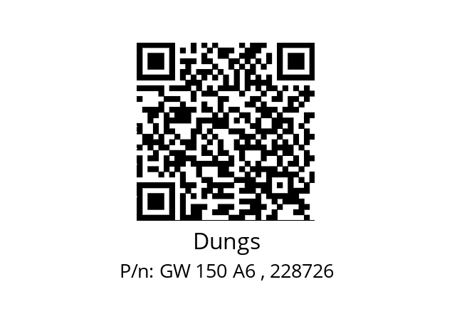   Dungs GW 150 A6 , 228726