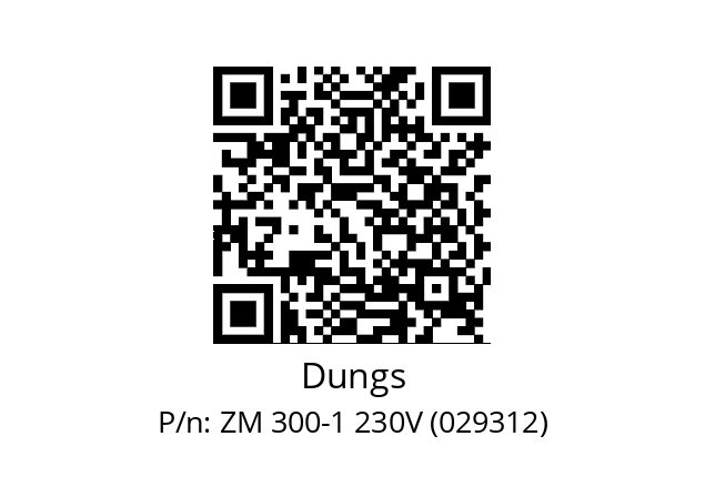   Dungs ZM 300-1 230V (029312)