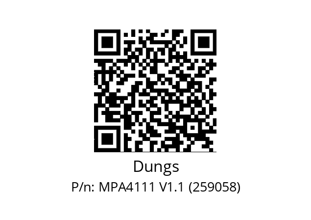   Dungs MPA4111 V1.1 (259058)