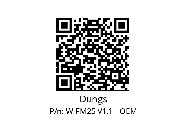   Dungs W-FM25 V1.1 - OEM