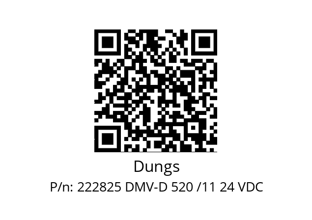   Dungs 222825 DMV-D 520 /11 24 VDC