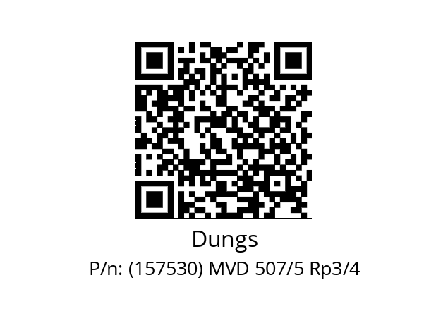   Dungs (157530) MVD 507/5 Rp3/4