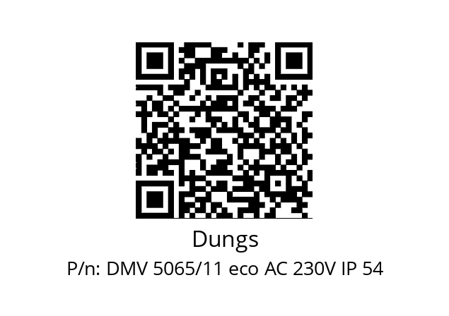   Dungs DMV 5065/11 eco AC 230V IP 54