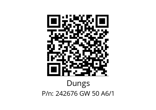   Dungs 242676 GW 50 A6/1