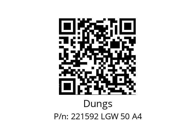   Dungs 221592 LGW 50 A4