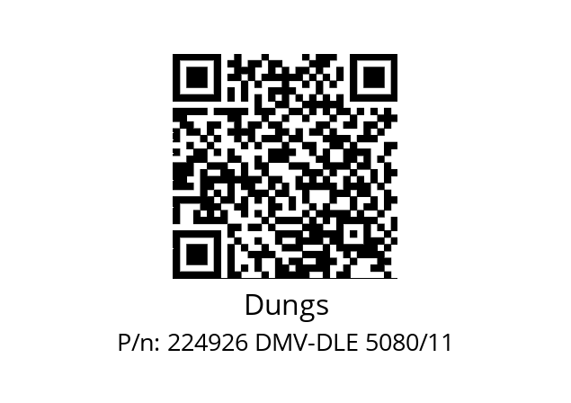   Dungs 224926 DMV-DLE 5080/11