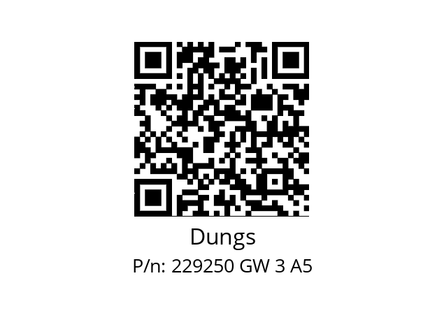   Dungs 229250 GW 3 A5