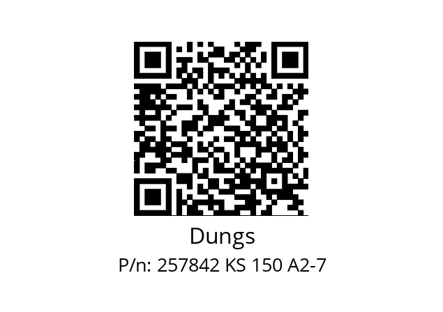   Dungs 257842 KS 150 A2-7